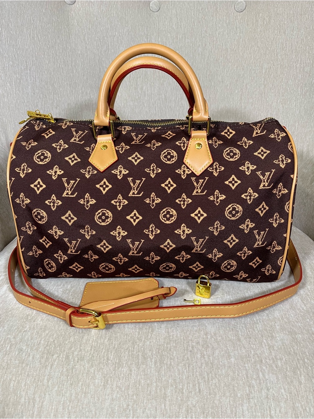 Brown Monogram Keepall-Style Men’s Bag- Designer Inspired- Size 35